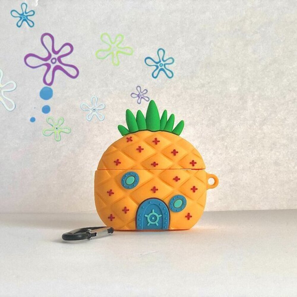 SpongeBob's Pineapple/House AirPods Pro Case +Clip Unisex Nickelodeon Yellow